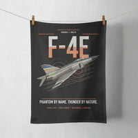 Thumbnail for F-4E Phantom II design on black towel