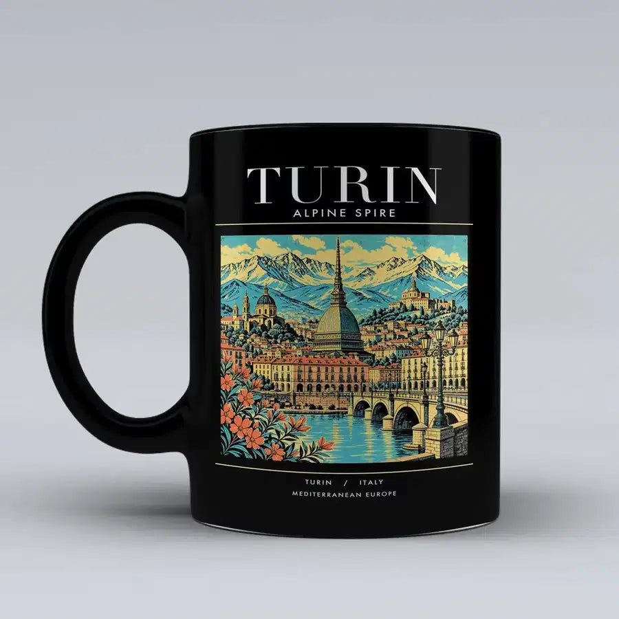TURIN - Poster - Mug - Black