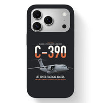 Thumbnail for C-390 Millennium design on black magsafe iphone case, for iPhone 17 Pro
