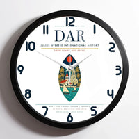 Thumbnail for Julius Nyerere International Airport (DAR) design on white framed wall clock
