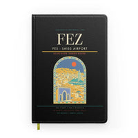 Thumbnail for Fes (FEZ) design on black notebook