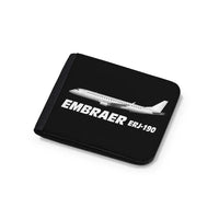 Thumbnail for The Embraer ERJ-190 aviation wallet in leather.