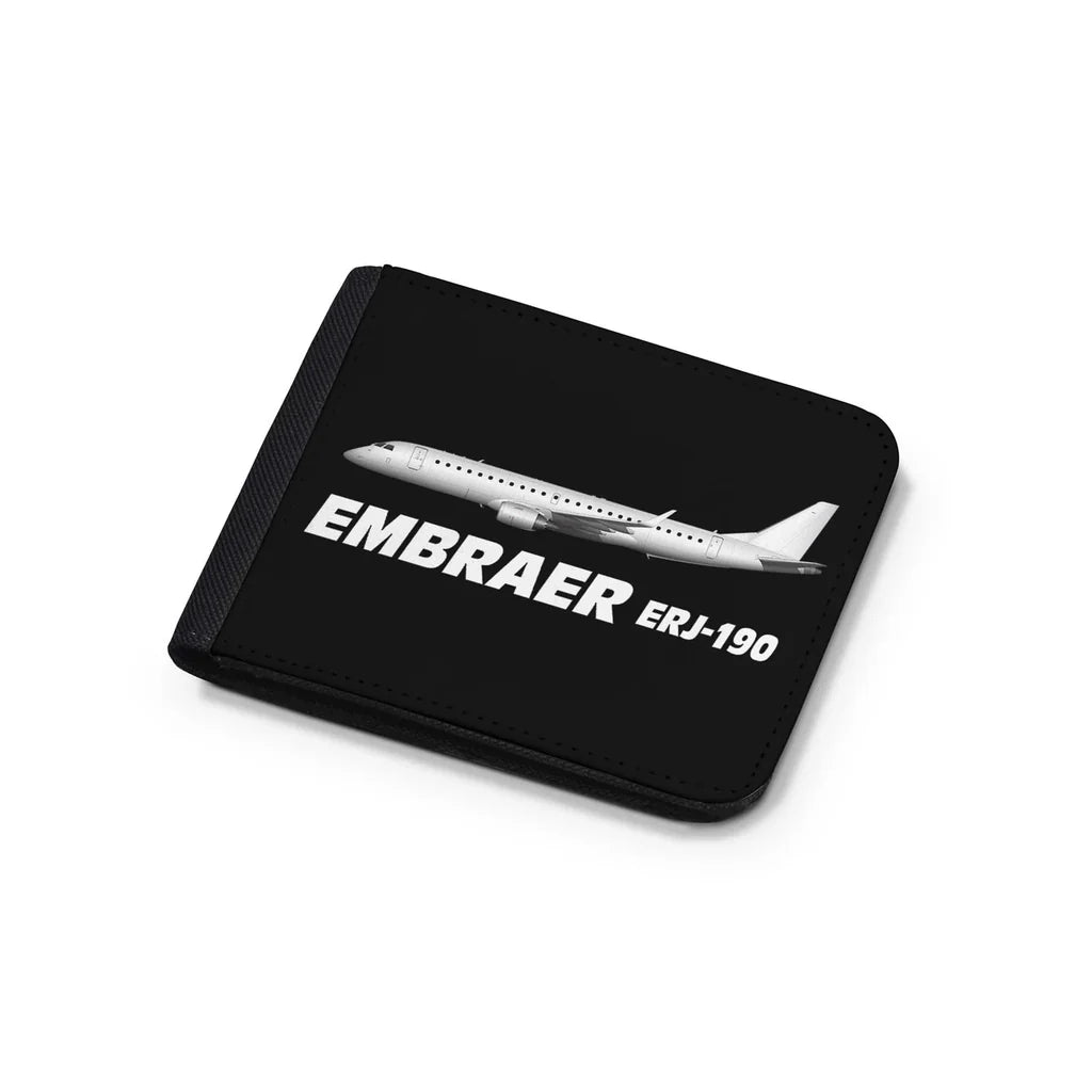 The Embraer ERJ-190 aviation wallet in leather.