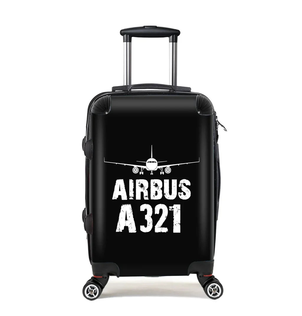 Airbus A321 & Plane Cabin Size aviation luggage in durable shell.