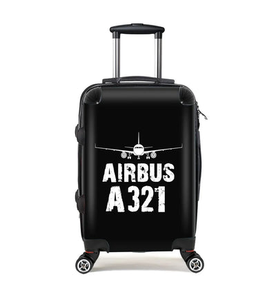 Airbus A321 & Plane Cabin Size aviation luggage in durable shell.