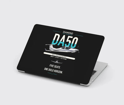 Diamond DA50 RG design on black MacBook case