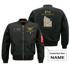 Rennes–Saint-Jacques Airport (RNS) Bomber Jacket