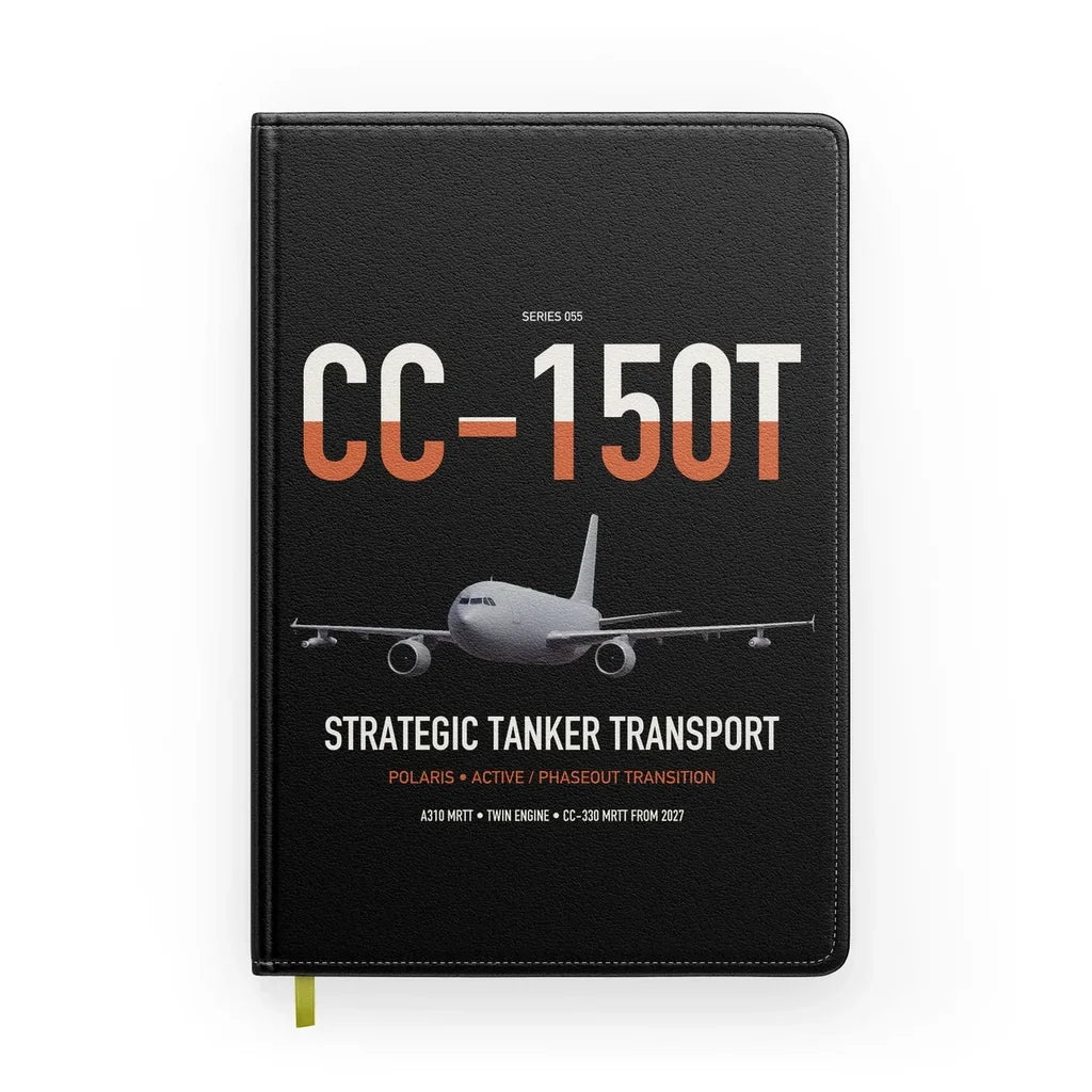 Airbus CC-150T Polaris design on black notebook
