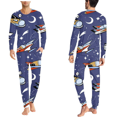 Spaceship & Stars men pajamas - view 1