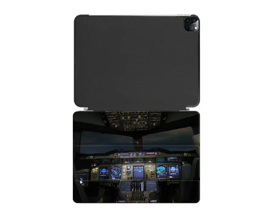 Airbus A380 Cockpit aviation themed iPad case for iPad.