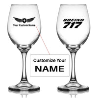 Thumbnail for Customisable Boeing 717 Wine Glass