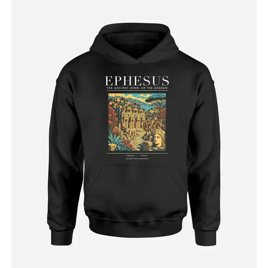 EPHESUS - Poster - Premium Hoodie - Black