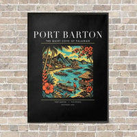 Thumbnail for PORT BARTON - Poster - Canvas Framed - Black