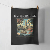 Thumbnail for BATON ROUGE - Poster - Towel - Black