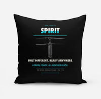 Thumbnail for Ascent AeroSystems Spirit design on black pillow