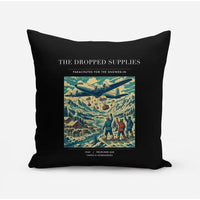 Thumbnail for VINTAGE G4234 - The Dropped Supplies - Designed Pillows design on black