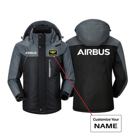 Airbus & Text Thick Winter Jackets