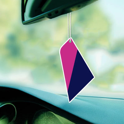 Wizz Airlines Car aviation design on scented aviation-themed paper car air freshener.
