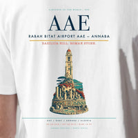 Thumbnail for Rabah Bitat Airport (AAE) double-side t-shirt design close-up cover