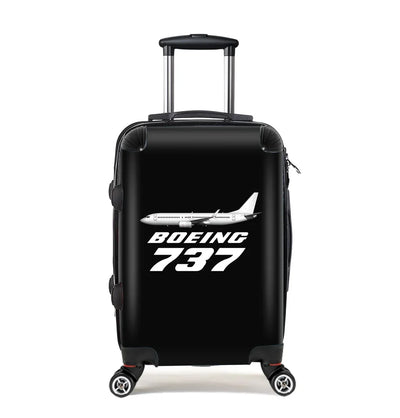 The Boeing 737 Cabin Size aviation luggage in durable shell.
