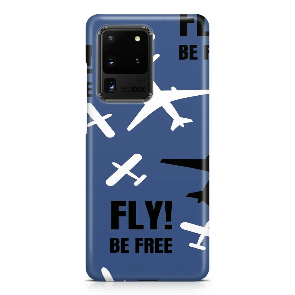 Fly Be Free Blue Samsung Case