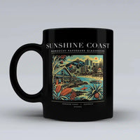 Thumbnail for SUNSHINE COAST - Poster - Mug - Black