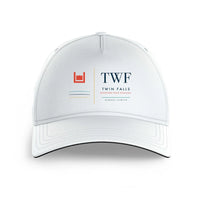 Thumbnail for Magic Valley Regional Airport TWF — Twin Falls (TWF) design on white printed hat