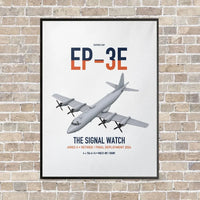 Thumbnail for EP-3E ARIES II vertical canvas print - framed - white background