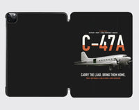 Thumbnail for C-47A Skytrain design on black ipad tablet case