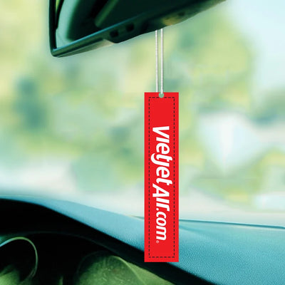 Vietjet AIR Car aviation design on scented aviation-themed paper car air freshener.