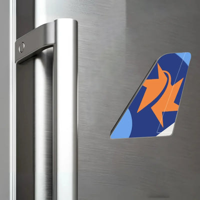 Israir Airlines aviation design tail magnet in 3D metal with magnetic back.