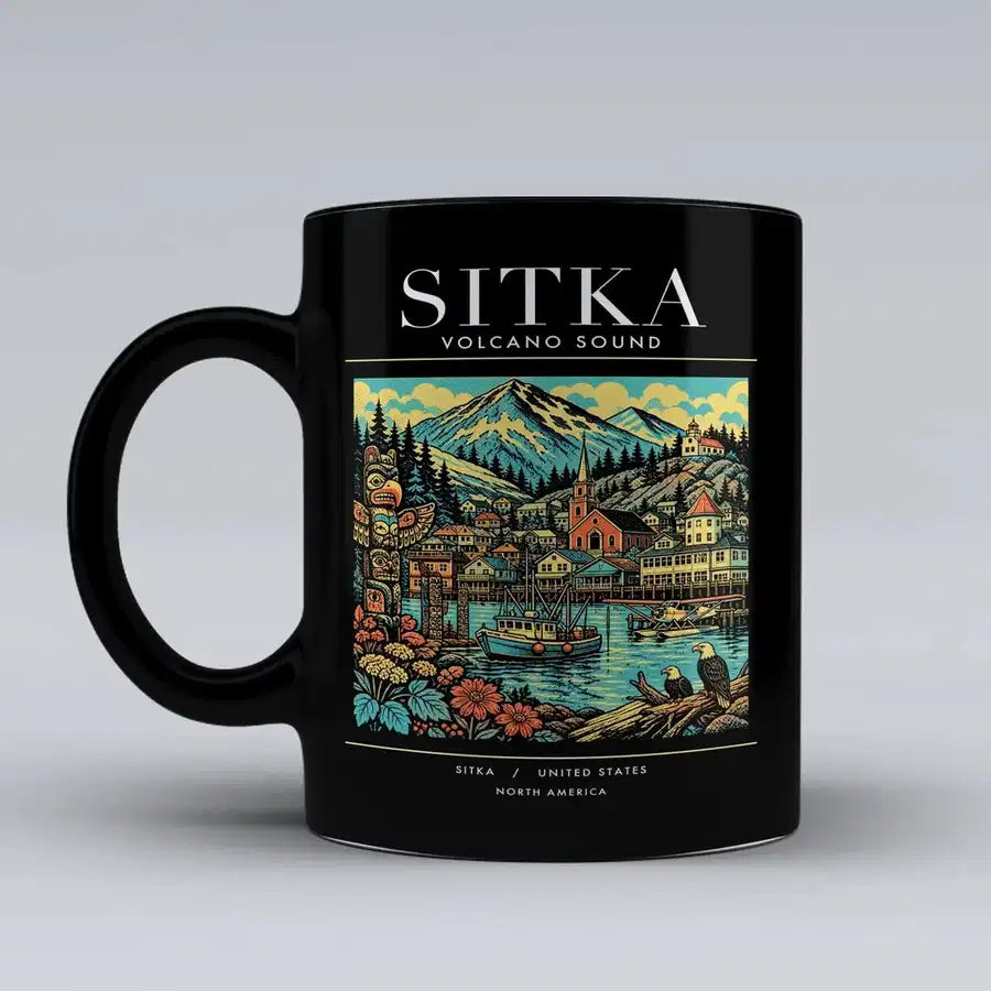 SITKA - Poster - Mug - Black