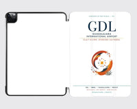Thumbnail for Guadalajara International Airport (GDL) design on white ipad tablet case