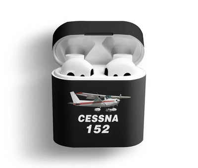 The Cessna 152 AirPods plastic case - Black