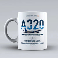 Thumbnail for A320P2F Mug design on white airbus