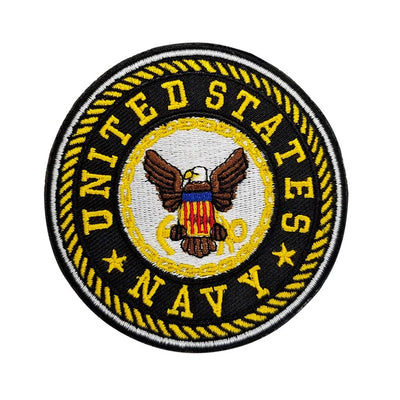 Fighter Pilot (NAVY) aviation design patch in embroidered fabric.