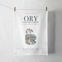 Thumbnail for Paris-Orly Airport (ORY) design on white towel