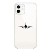 Thumbnail for Airbus A320 Silhouette Transparent Silicone aviation themed transparent iPhone case for iPhone.