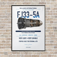 Thumbnail for FJ33-5A vertical canvas print - framed - white background