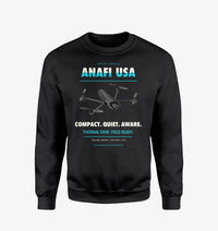 Thumbnail for Parrot ANAFI USA design on black sweatshirt