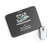Thumbnail for Shorts 360-300 design on black rectangle mouse pad