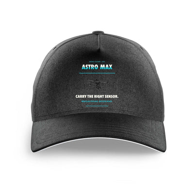 Freefly Astro Max design on black printed hat