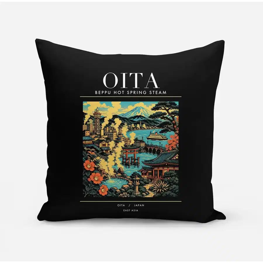 OITA - Poster - Pillow - Black