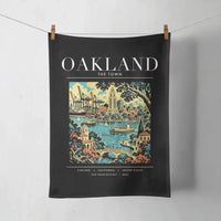 Thumbnail for OAKLAND - Poster - Towel - Black