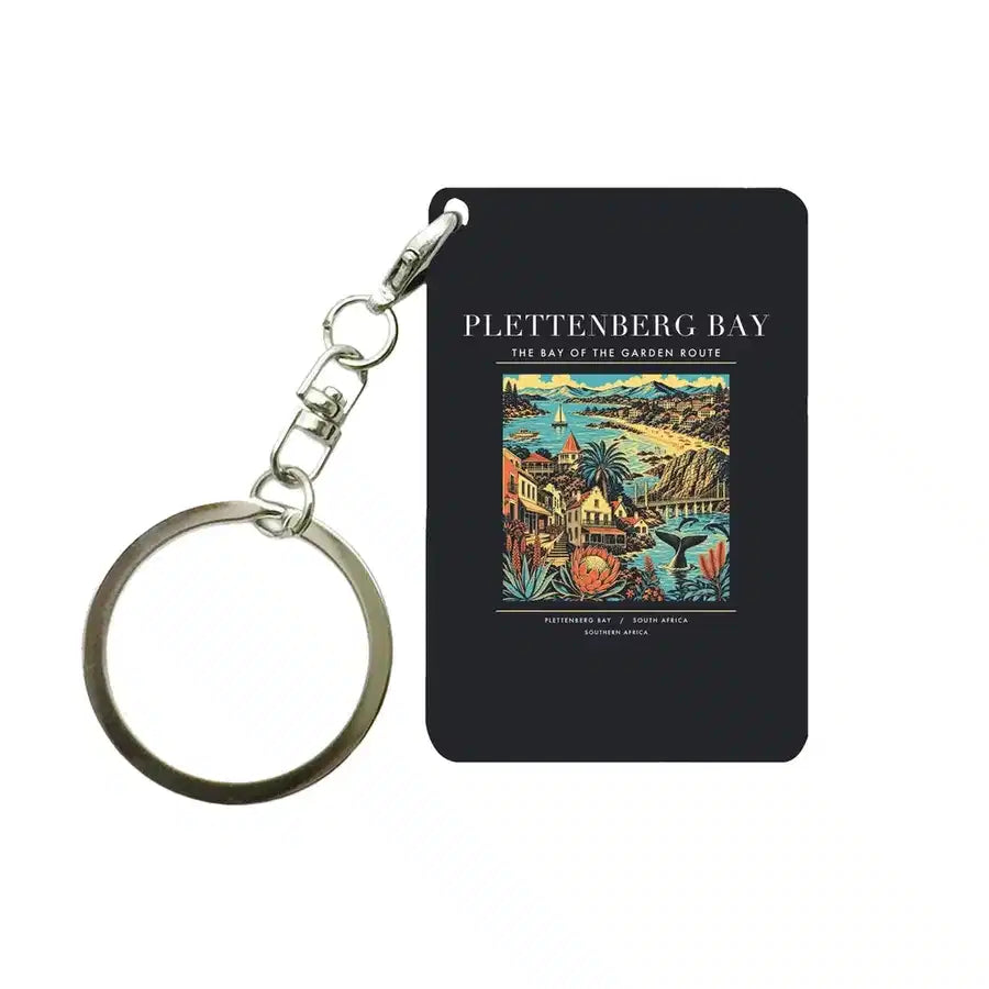 PLETTENBERG BAY - Poster - Key Chain - Black