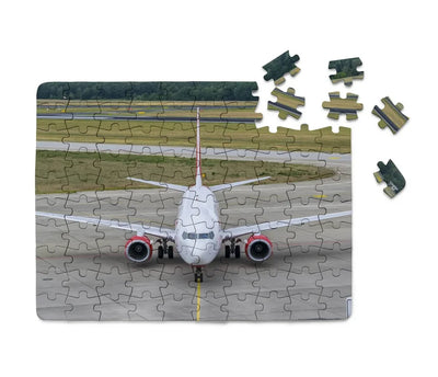 Face to Face with Boeing 737 aviation design puzzle, premium cardboard.