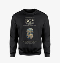 Thumbnail for Milan Bergamo Airport (BGY) design on black sweatshirt