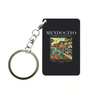 Thumbnail for MENDOCINO - Poster - Key Chain - Black