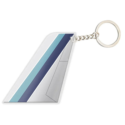 Eastern Air Lines Airlines aviation aircraft-tail key chain, acrylic body, metal ring.