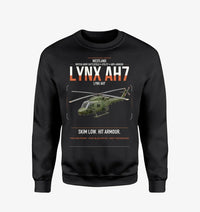 Thumbnail for Westland Lynx AH7 design on black sweatshirt